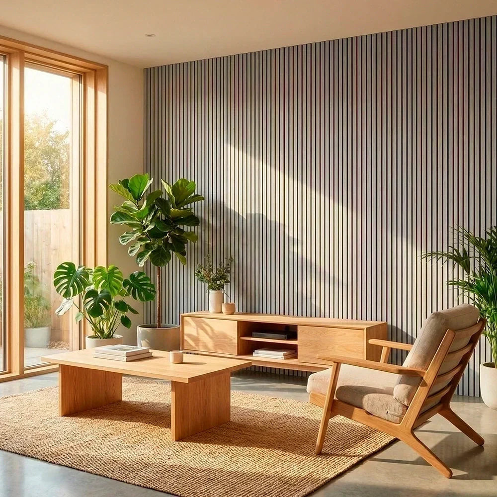 Paneles Acústicos de Madera Flexibles – (270 cm x 110 cm)